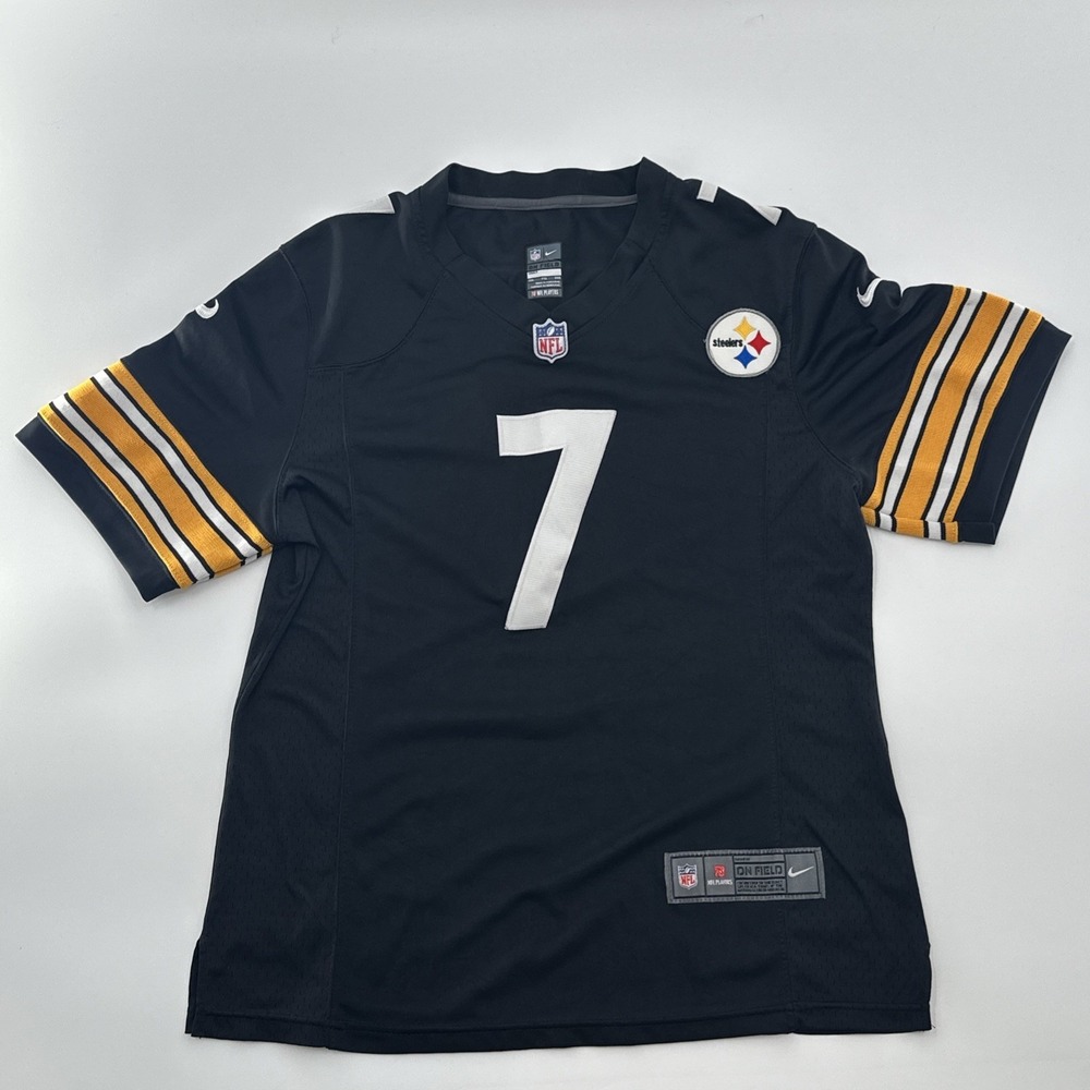 Nike On Field NFL Pittsburgh Steelers Jersey Ben Roethlisberger #7 Youth XXL
